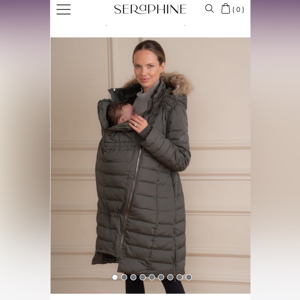 Seraphine 3 in 1 Down Maternity Coat